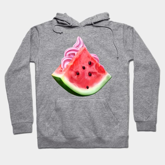 Watermelon Hoodie by OhHeyJanaDraws